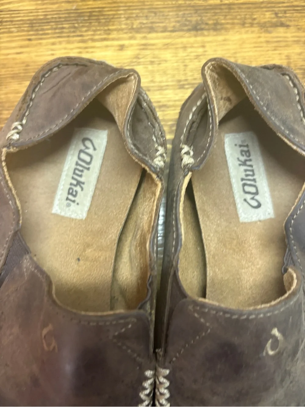 Olukai Moloa Brown Loafers Size 9